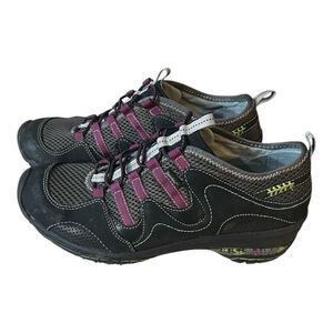 Jambu Himalaya Women Size 8M Black Leather All Terra Athletic Walking Shoes